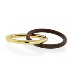 Tiffany & Co. Gold and Wood Out of Retirement Interlocking Bracelet