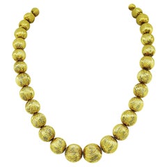 Collar de cuentas de oro Tiffany & Co.