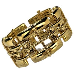 Tiffany & Co. Gold Link "Biscayne" Bracelet