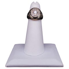 Tiffany & Co. Gold Black Onyx Ring with Diamonds