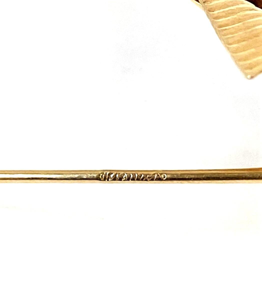 Tiffany & Co. Gold Bow Brooch For Sale 7