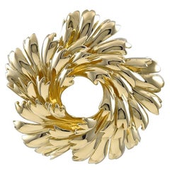 Retro Tiffany & Co. Gold Brooch