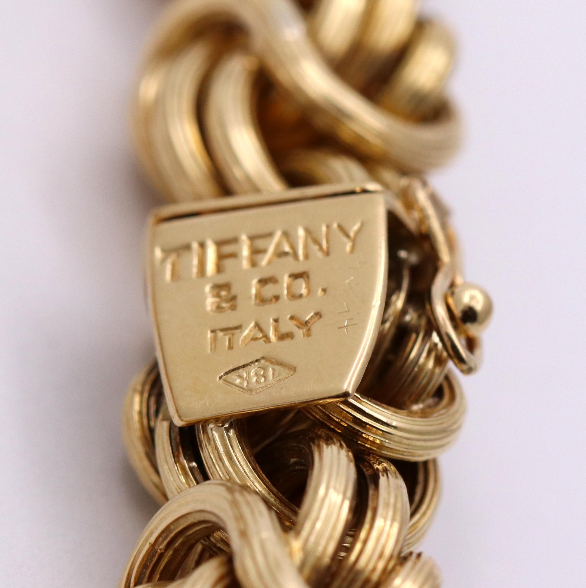 Women's Tiffany & Co. Gold Byzantine Bracelet