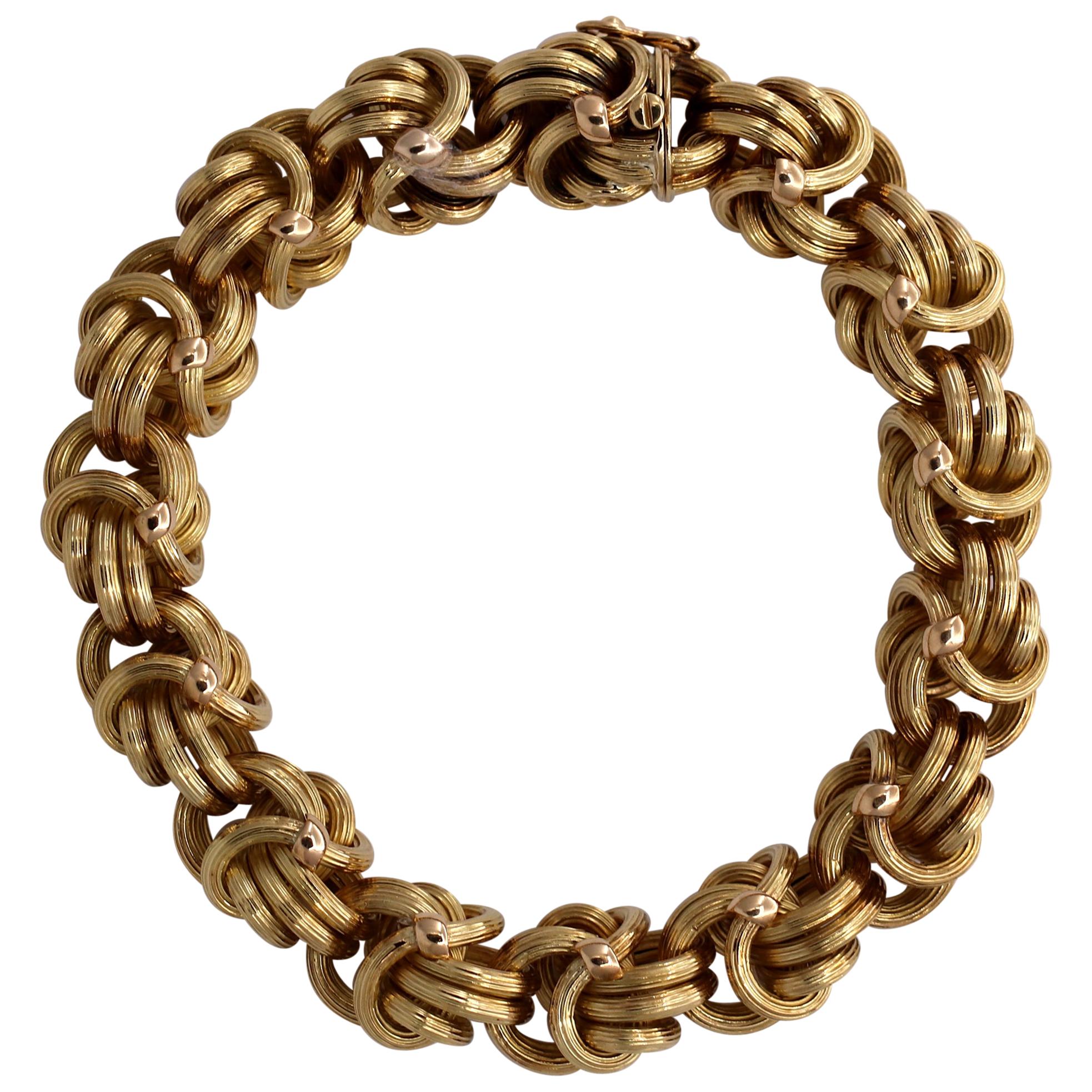 Tiffany & Co. Gold Byzantine Bracelet