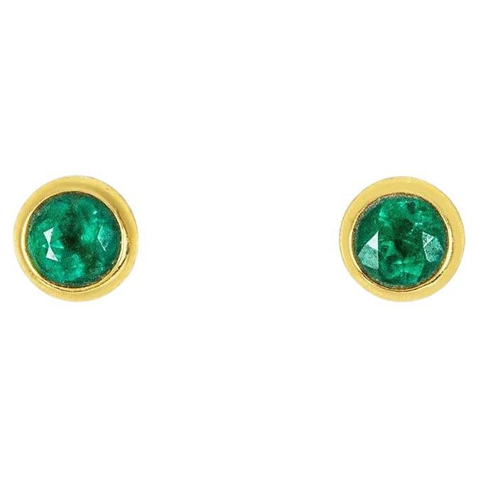 Tiffany
Co. Gold Color By The Yard Elsa Peretti Emerald Earrings 62633069