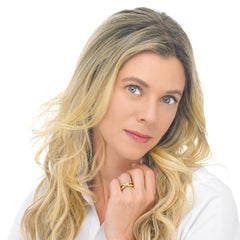 Tiffany & Co. Gold Cross Over Ring