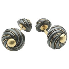 Tiffany & Co. Gold Cufflinks