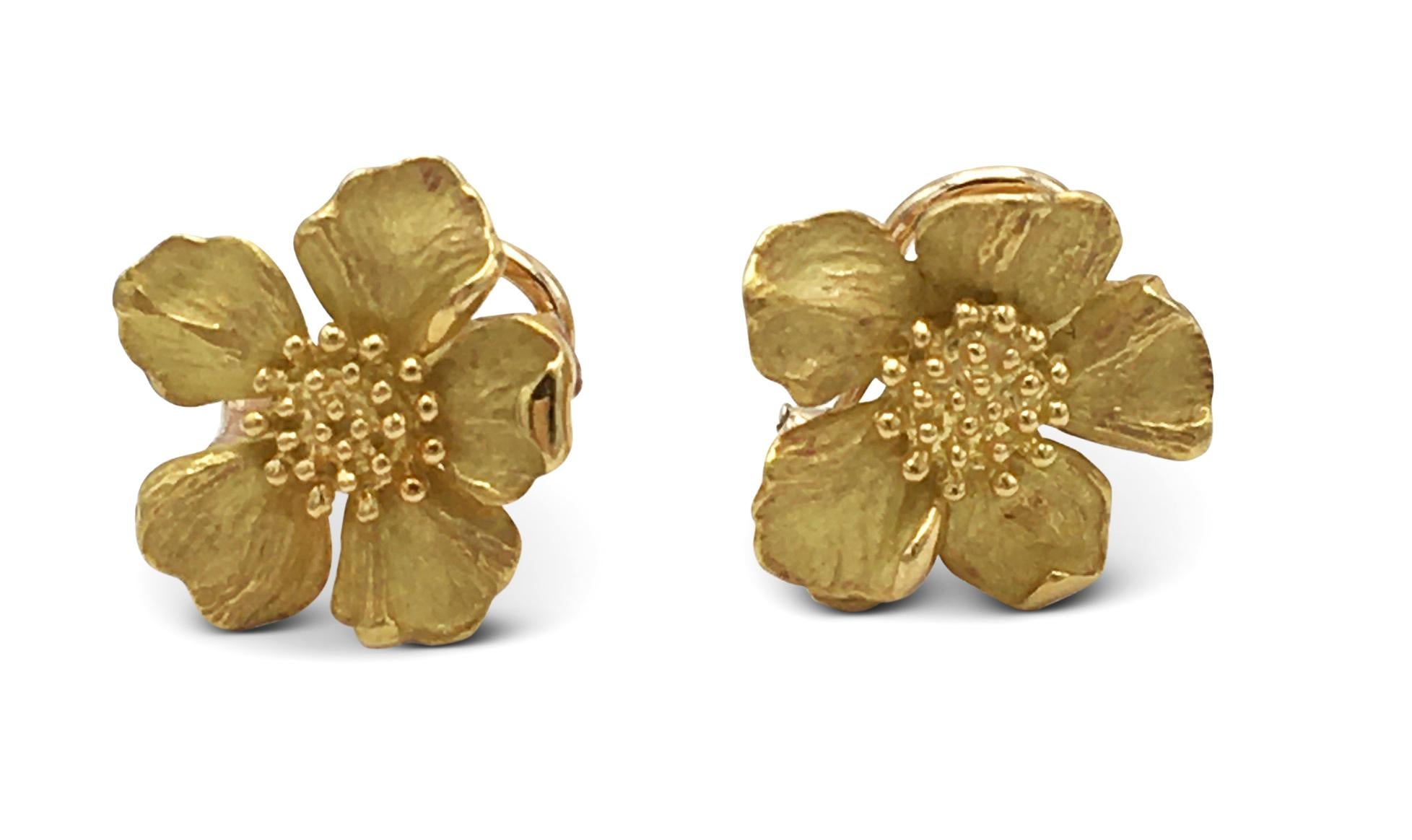 tiffany dogwood earrings