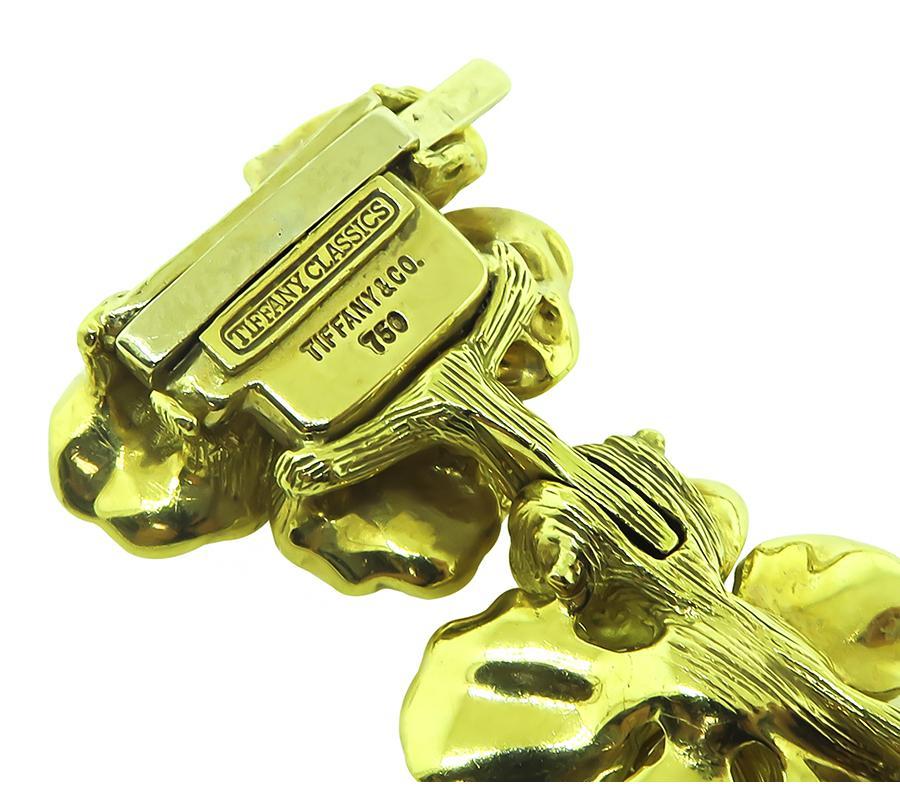 Tiffany & Co Gold-Halskette mit Hundholz Damen