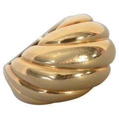 Tiffany & Co. Gold Domed Swirl Ring