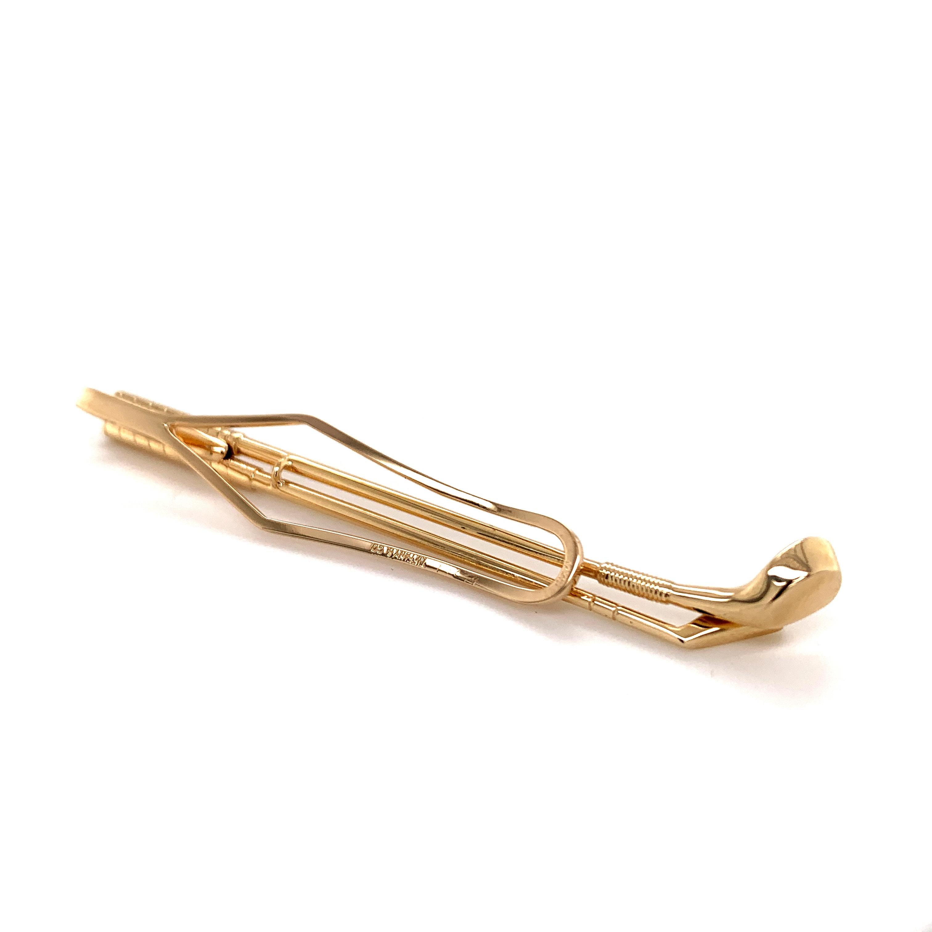 Tiffany & Co. Gold Golf Geldbörse Clip für Damen oder Herren im Angebot