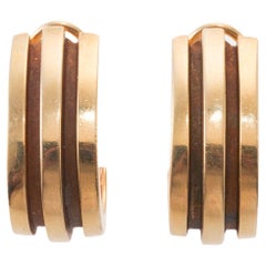 Tiffany & Co Gold Half Hoop Earrings
