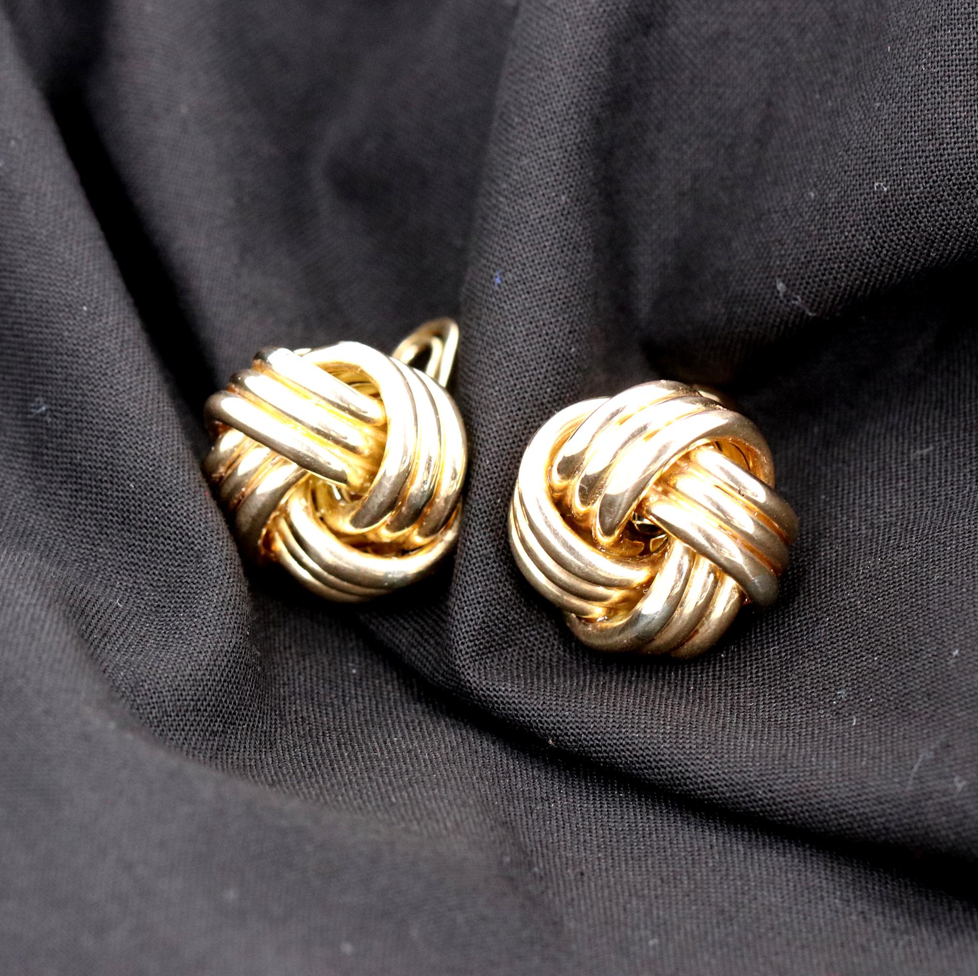 tiffany knot earrings