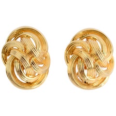 Tiffany & Co. Gold Knot Earrings