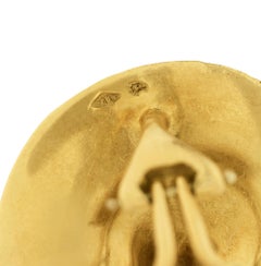 Tiffany & Co. Gold Lily Pad Earrings