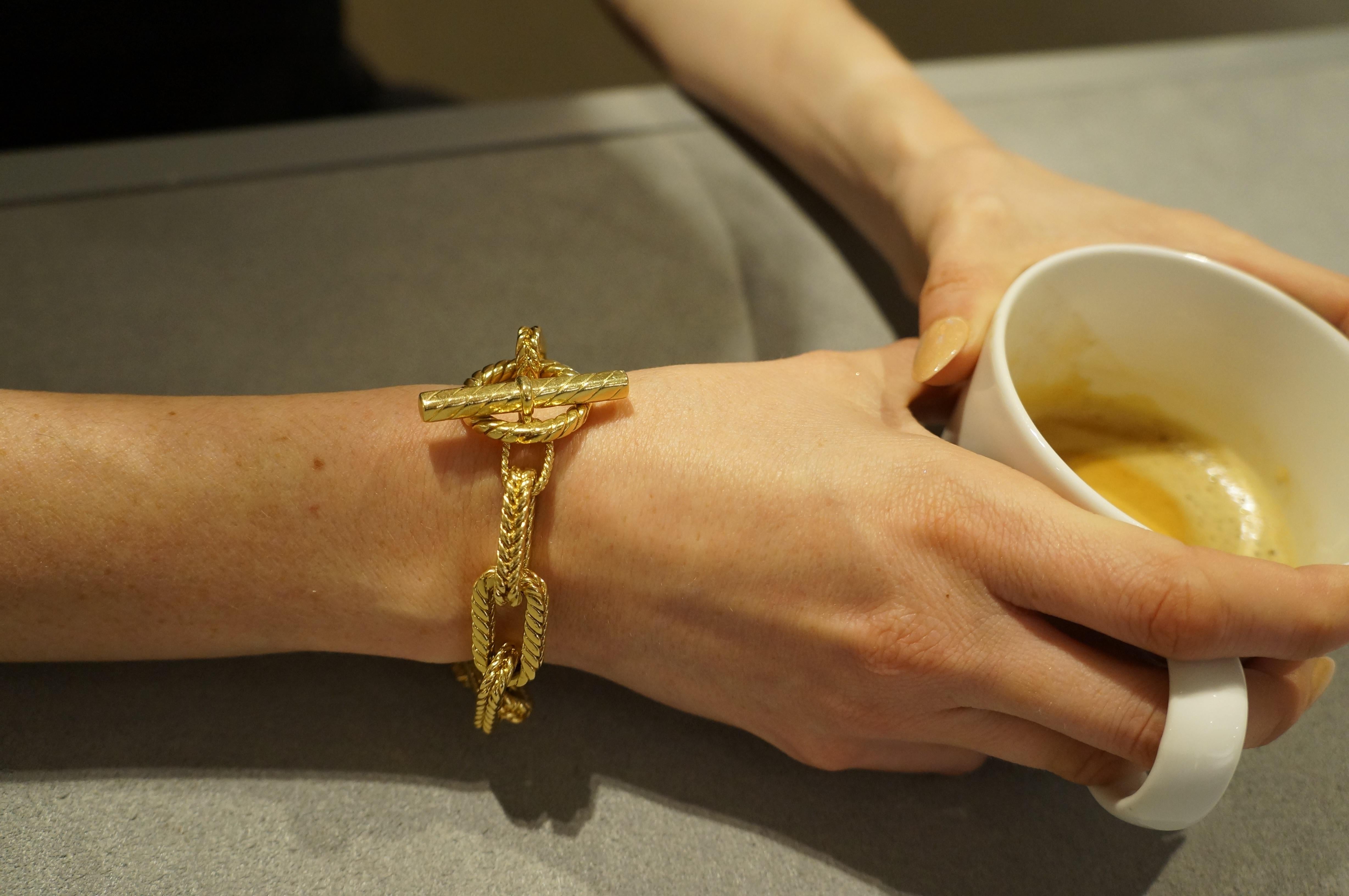 Tiffany & Co. Gold Link Bracelet 2
