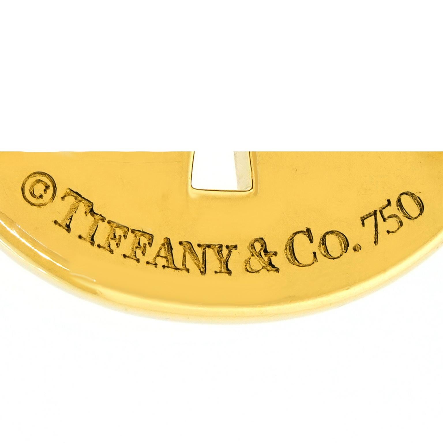 Tiffany & Co. Ciondolo a forma di lucchetto in oro 18k in vendita 1