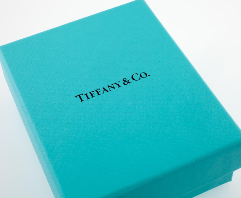 Tiffany and Co. Gold Mother of Pearl Cufflinks with Box and Pouch at ...