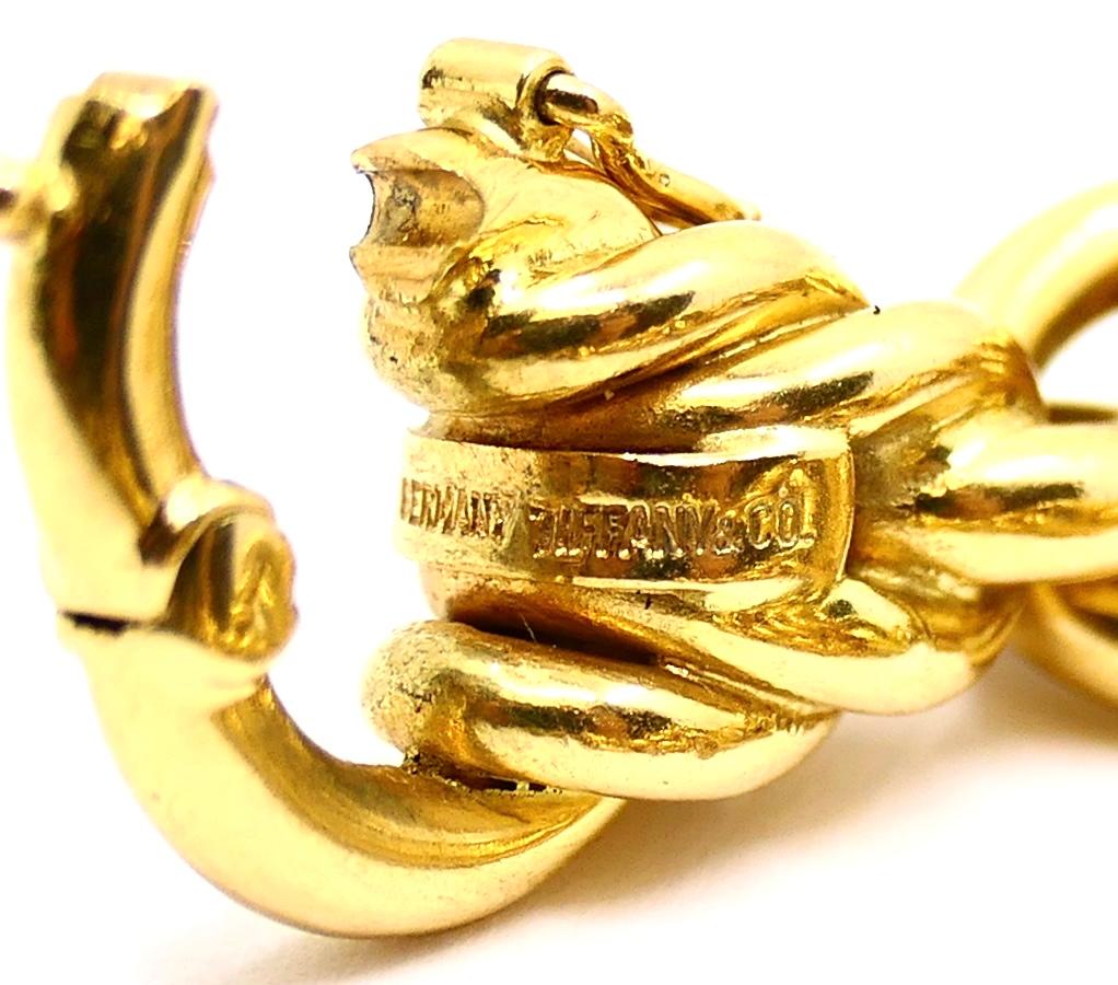 Tiffany & Co. Collana in oro 18k con catena a corda in vendita 3