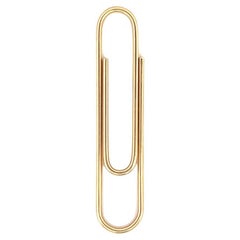 Vintage Tiffany & Co. Gold Paper Clip Bookmark Pendant