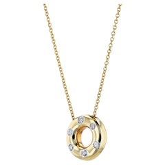 Tiffany & Co. Collar Colgante "Etoile" de Oro, Platino y Diamantes