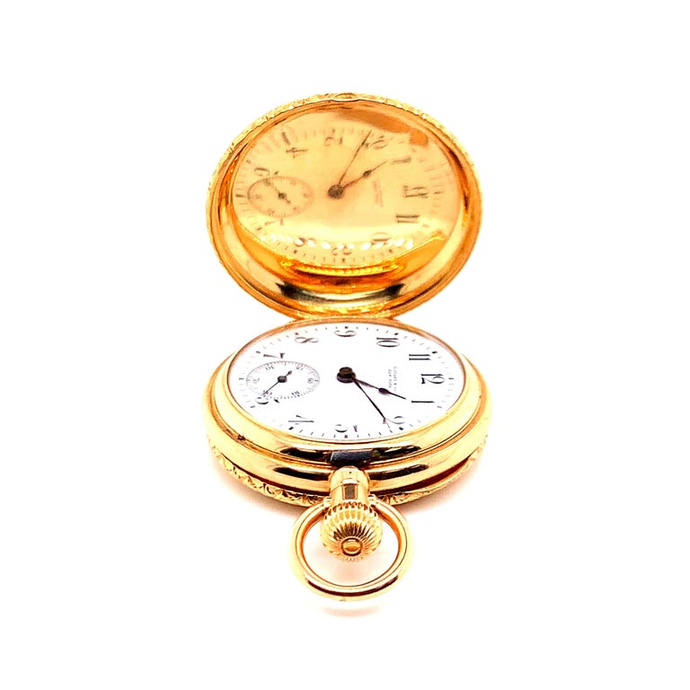 Tiffany and Co. Gold Pocket Watch For Sale at 1stDibs