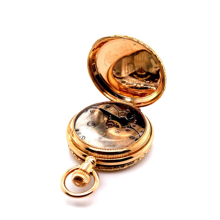 Tiffany and Co. Gold Pocket Watch For Sale at 1stDibs