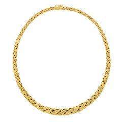Tiffany & Co. Gold Russian Braid Necklace