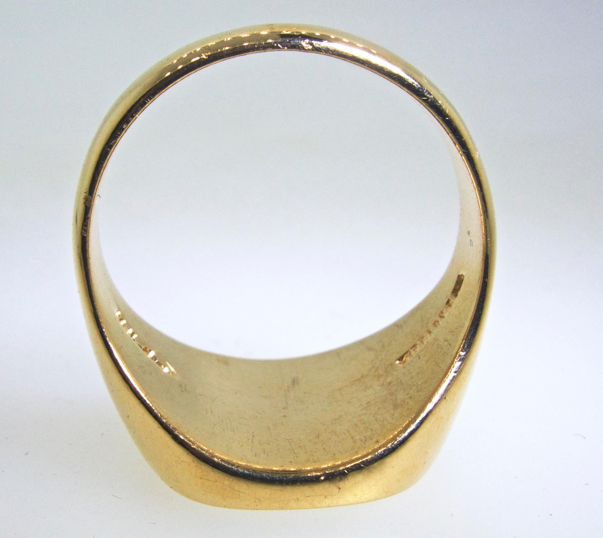 Contemporary Tiffany & Co. Gold Signet Ring
