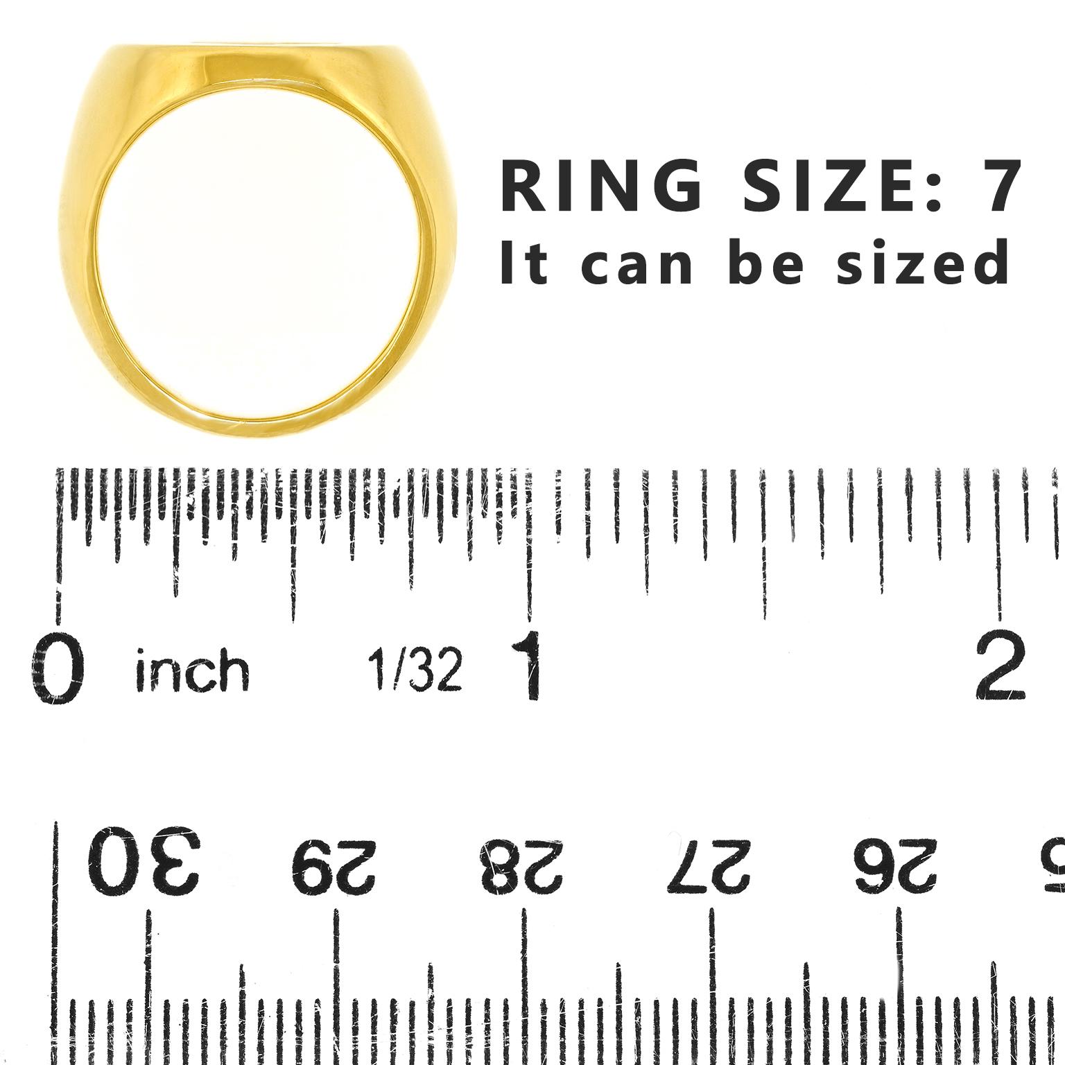 Tiffany & Co. Gold Signet Ring For Sale 2