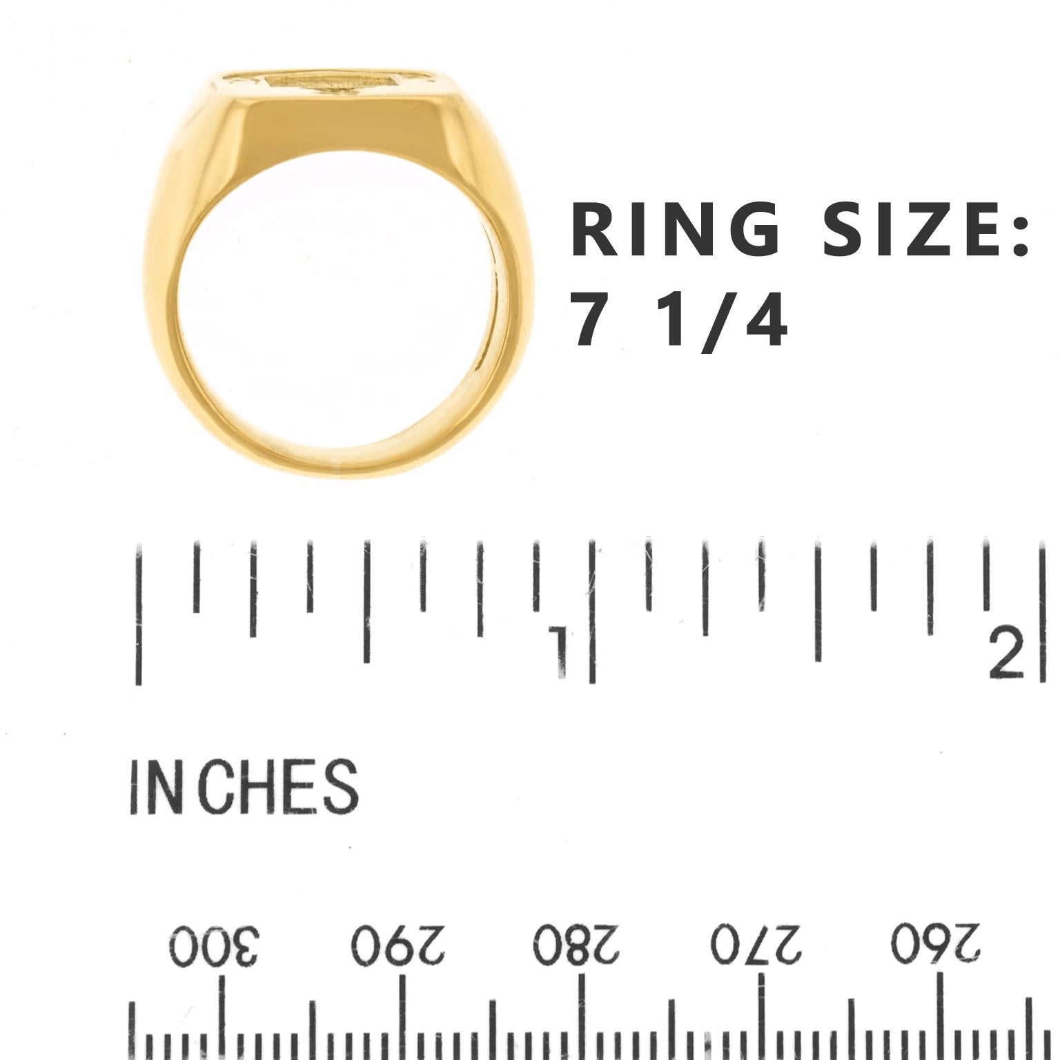 Women's or Men's Tiffany & Co. Gold Signet Ring