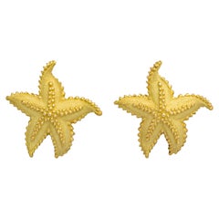 Tiffany & Co. Gold Starfish Earrings