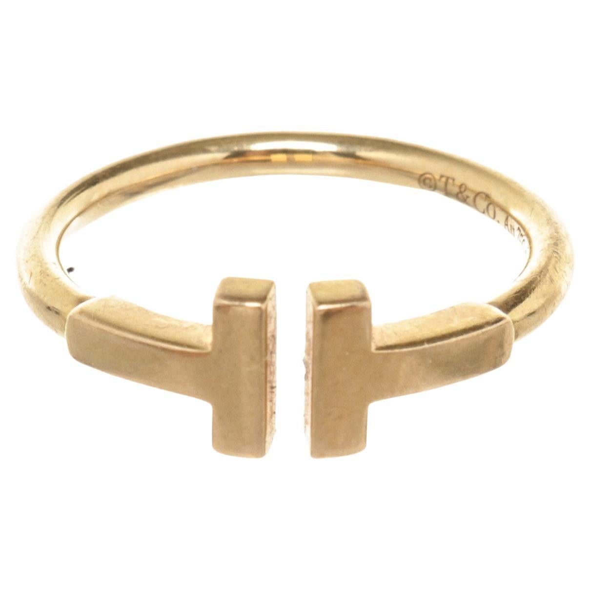 Tiffany & Co Gold T Wire Ring