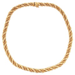 Vintage Tiffany & Co. Gold Twist Necklace