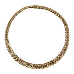 Tiffany & Co. Gold "Vannerie" Necklace