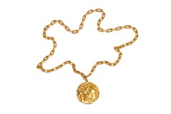 Tiffany & Co. Gold Zodiac Pendant Chain Necklace