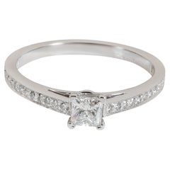 Tiffany & Co. Grace Diamond Engagement Ring in Platinum D VS1 0.35 Ct