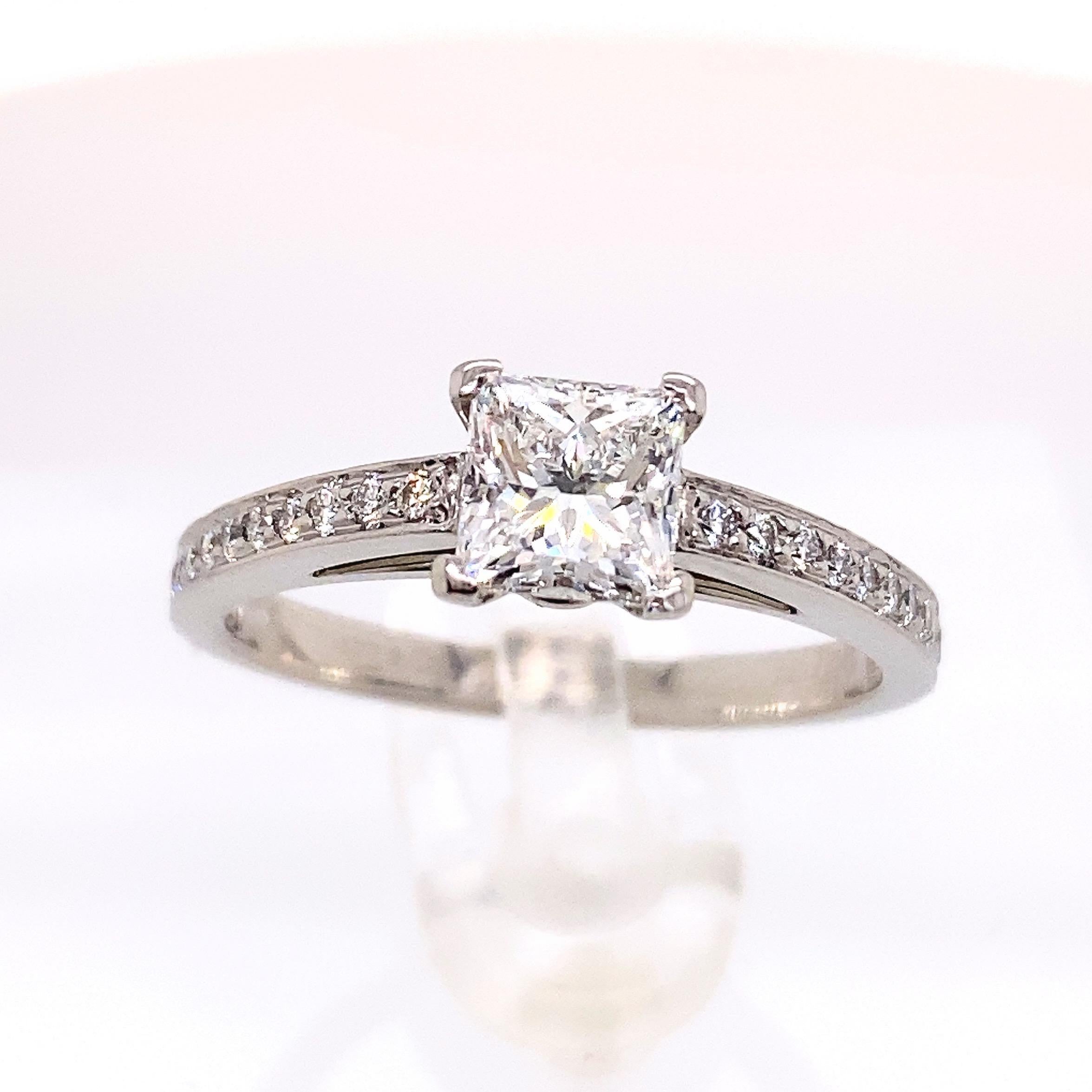 Tiffany & Co Grace Princess Diamond 0.89 Tcw Engagement Ring Diamond Certificate For Sale 4