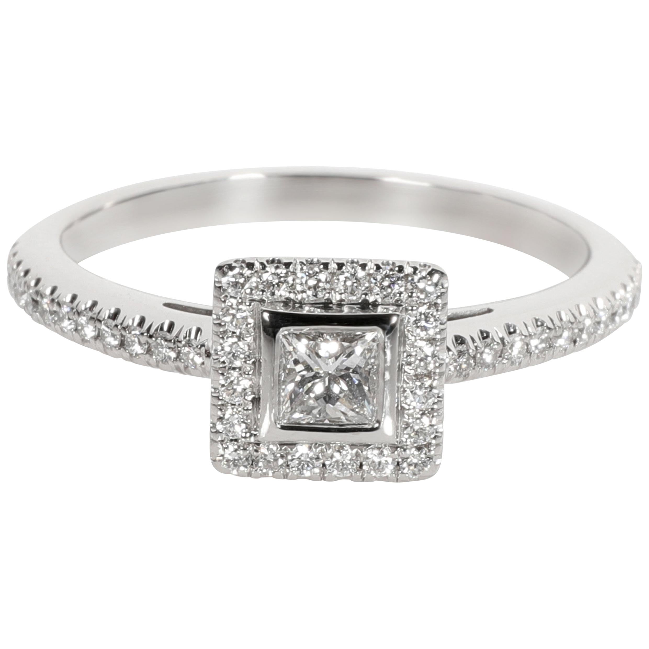 Tiffany & Co. Grace Princess Diamond Ring in Platinum 0.27 Carat