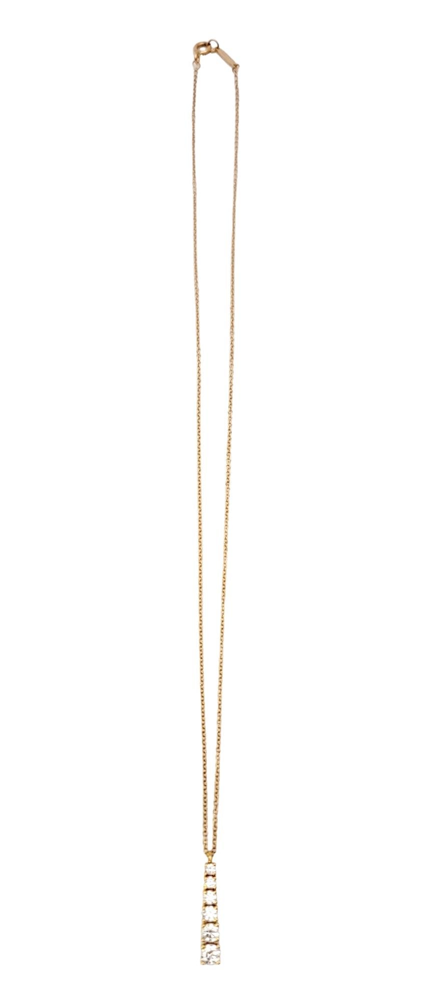 rose gold diamond necklace tiffany