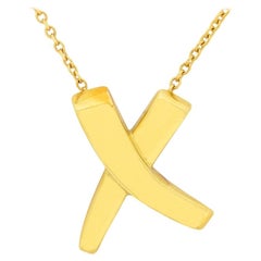 Tiffany & Co. ‘Graffiti X’ Necklace in 18 Carat Yellow Gold