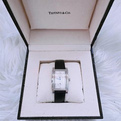 Tiffany & Co. Grand Diamond Rectangular Quartz Watch 35mm