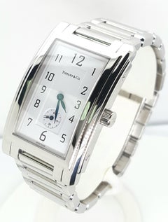 Tiffany & Co Grand Quartz Resonator Quartz Stainless Wristwatch