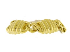Tiffany & Co. Grooved Link Bracelet