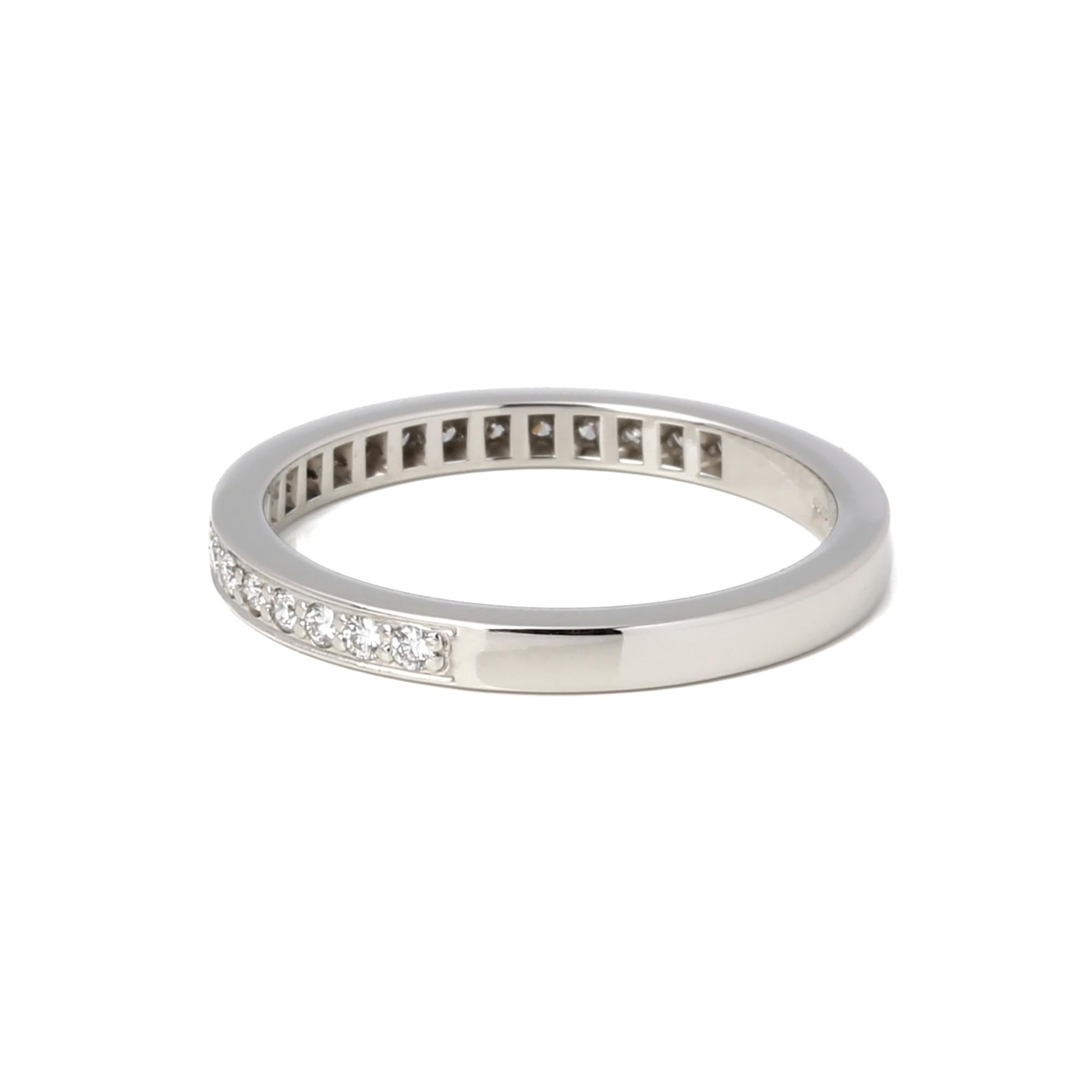 Contemporary Tiffany & Co. Half Diamond Eternity Ring