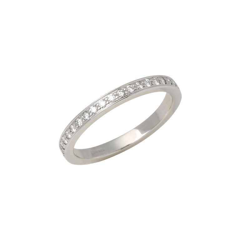 Tiffany and Co. Half Diamond Eternity Ring at 1stDibs