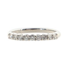 Tiffany & Co. Half Embrace Band Ring Platinum with Diamonds