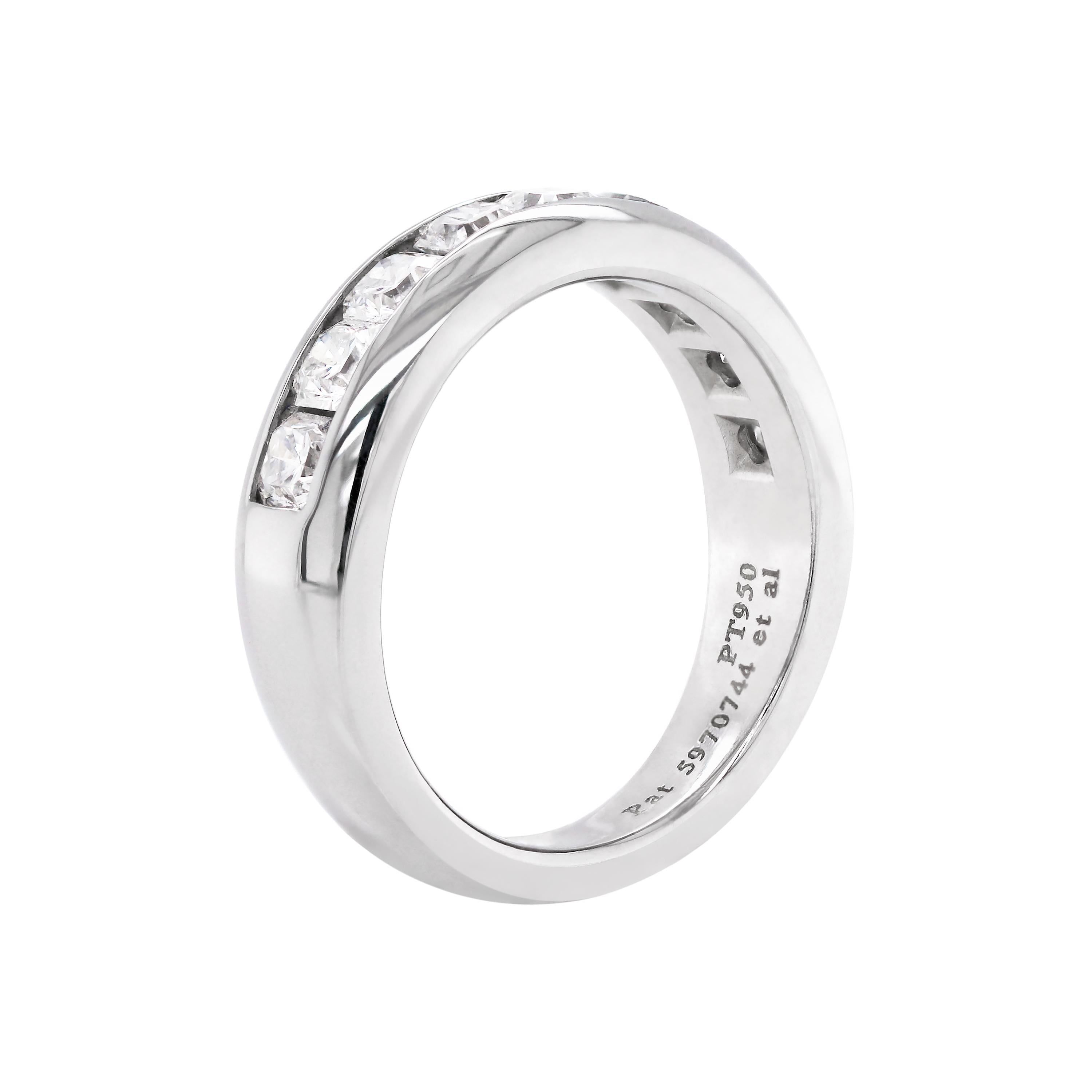 half eternity band platinum