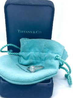 Tiffany Diamond Engagement Halo Ring Platine