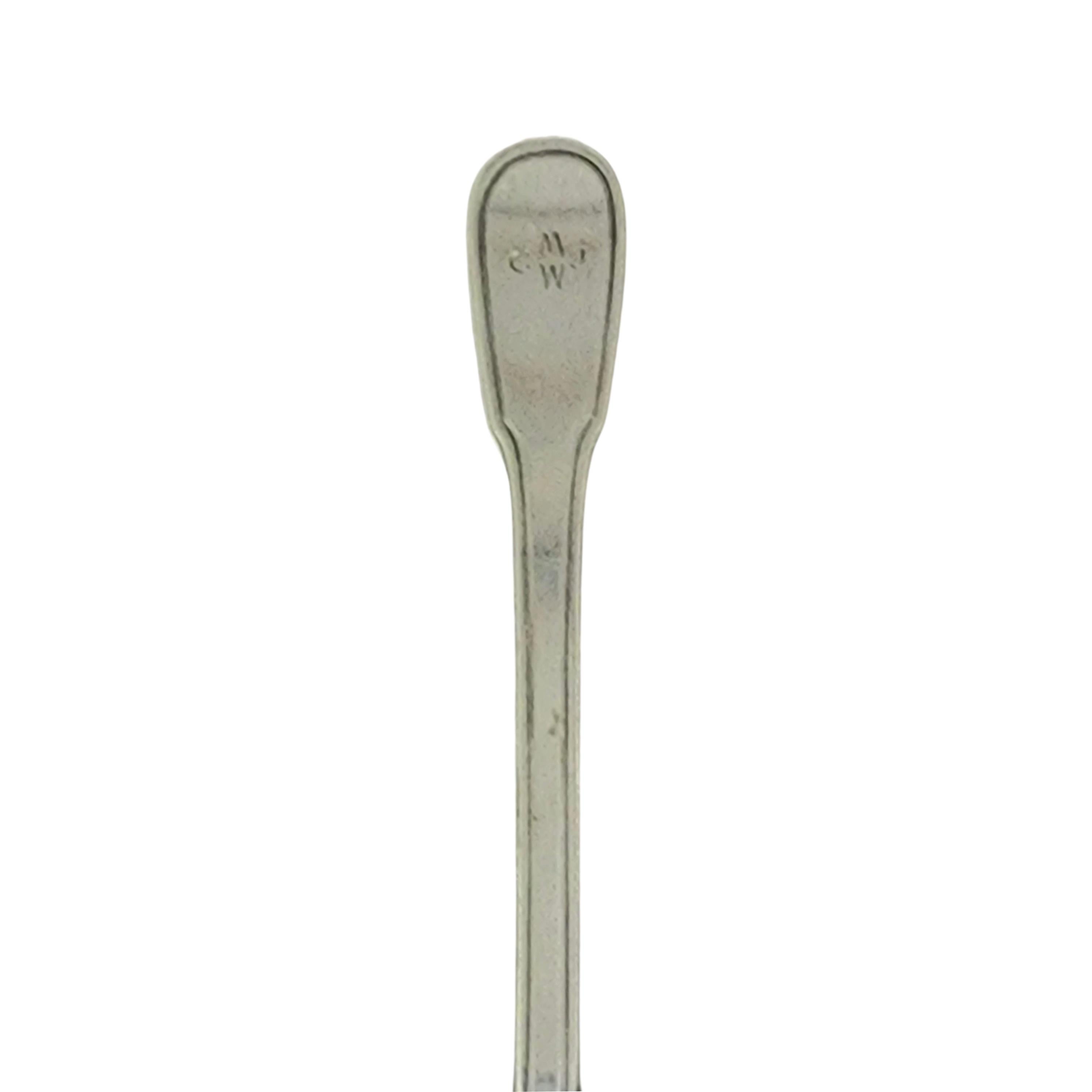 Tiffany & Co Hamilton Sterling Silver Large Solid Berry/Casserole Spoon In Good Condition For Sale In Washington Depot, CT